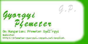 gyorgyi pfemeter business card